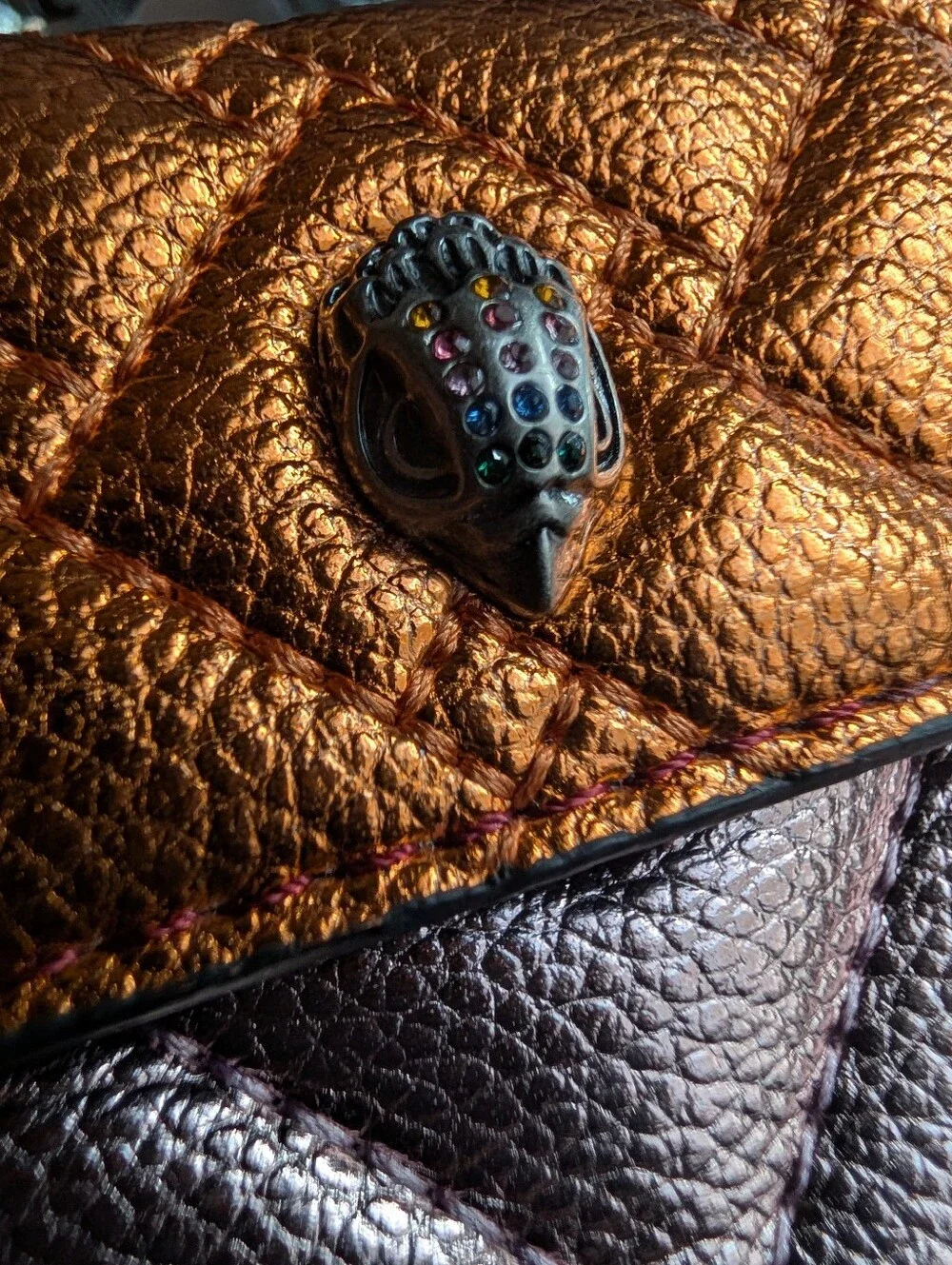 KURT GEIGER Mini Metallic Crossbody 🧡🩷💚💙